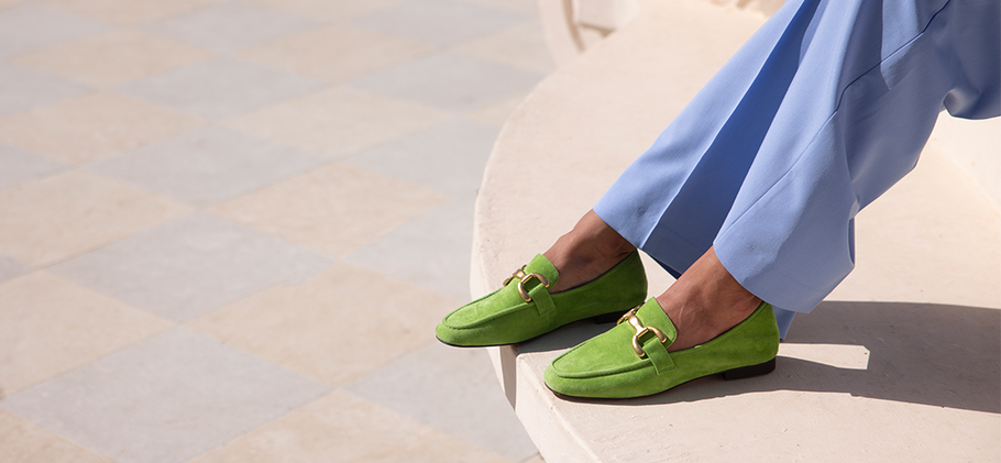Loafers met deals sokken dames